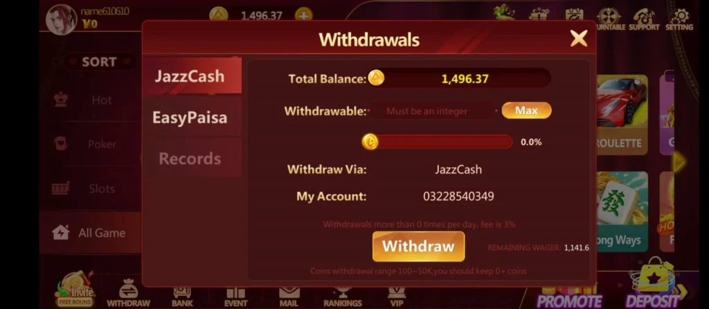 Geely Slots Game deposit