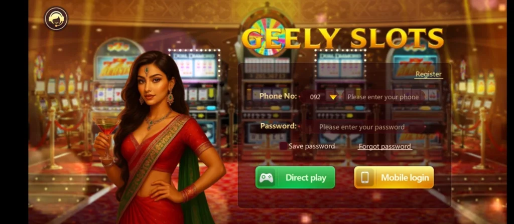 Geely Slots Game login