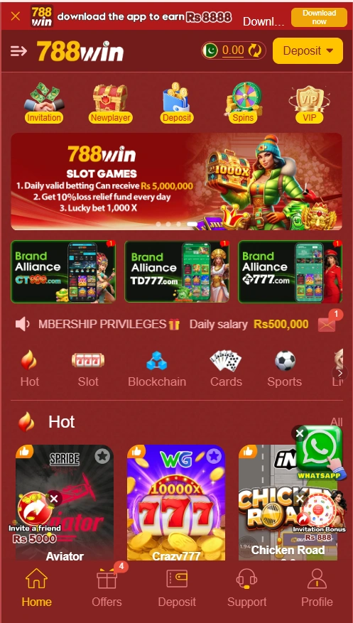 788Win Game interface screenshot