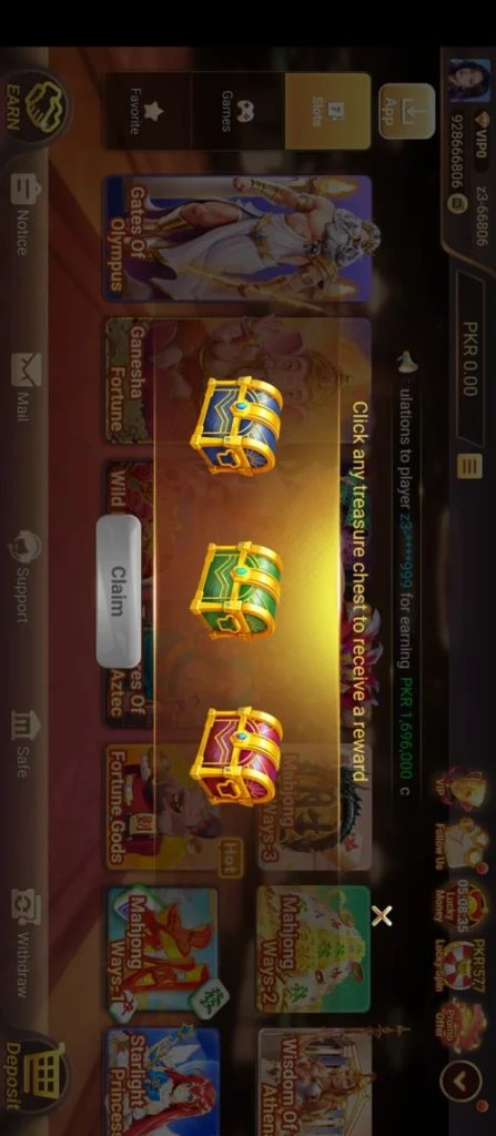Z3 Game rewards
